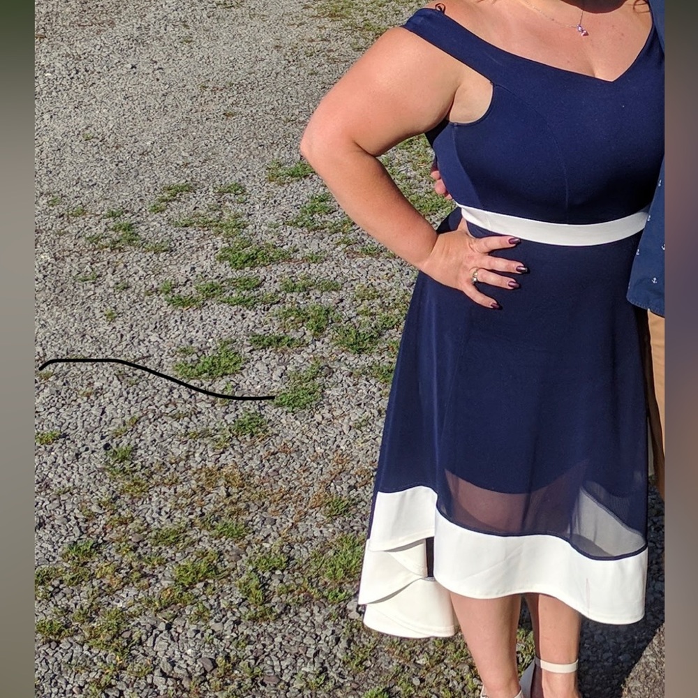 QUIZ Clothing Sweetheart High Low Dress - Size 12